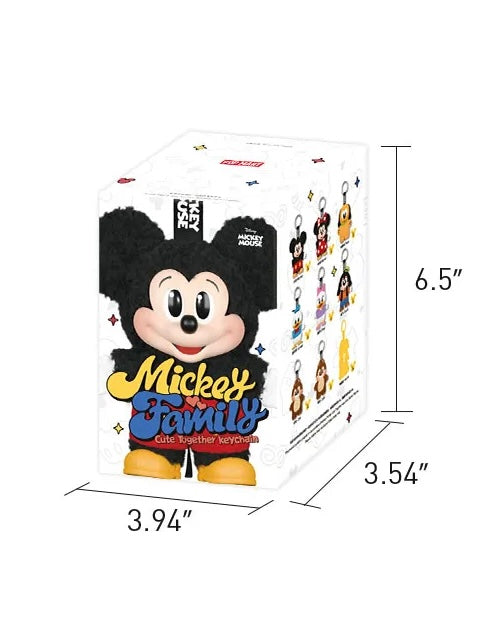 Mickey Family Cute Together Keychain Series
