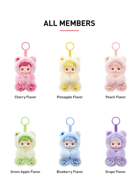 HACIPUPU Gummy Bear Series-Vinyl Plush Pendant Blind Box