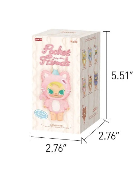 Baby Molly Pocket Friends Series-Vinyl Plush Pendant Blind Box