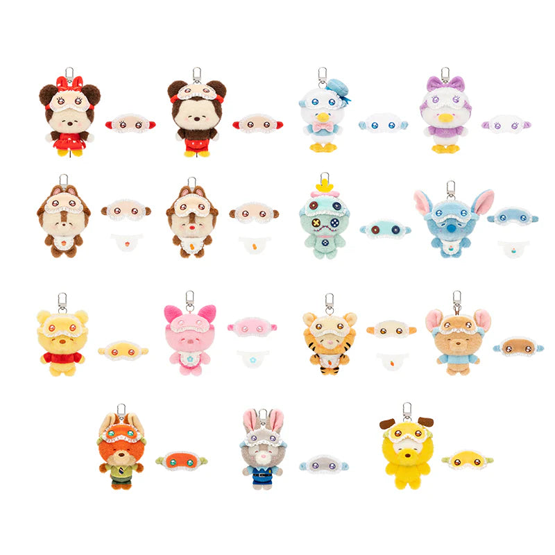 Disney Sleepwear Series Plush Keychains