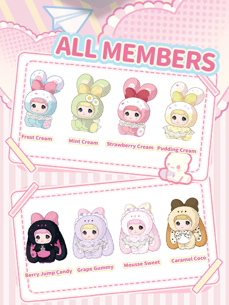 Nommi Baby Sweetheart Bunny Plush Blind Boxes