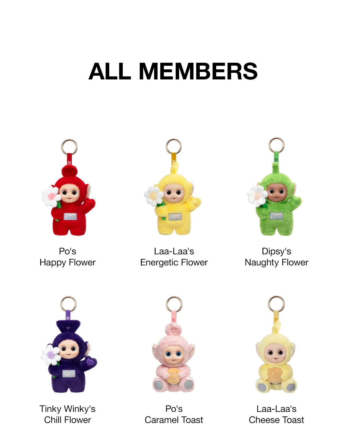 Teletubbies "Say Hello" Series Figures/Keychain
