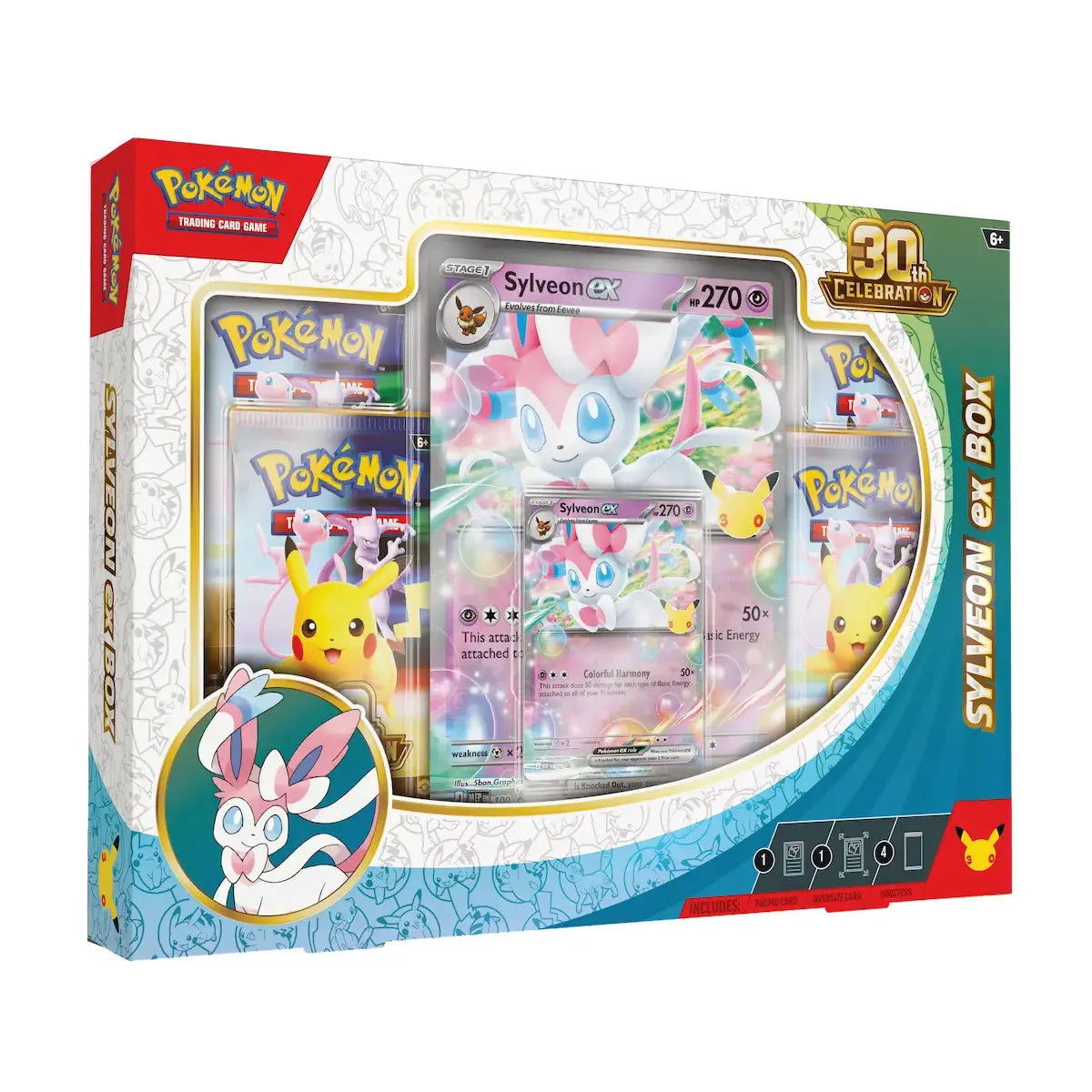 30th Anniversary Sylveon Ex Collection box