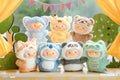 Lulu the Piggy Animal Party puppet show keychain