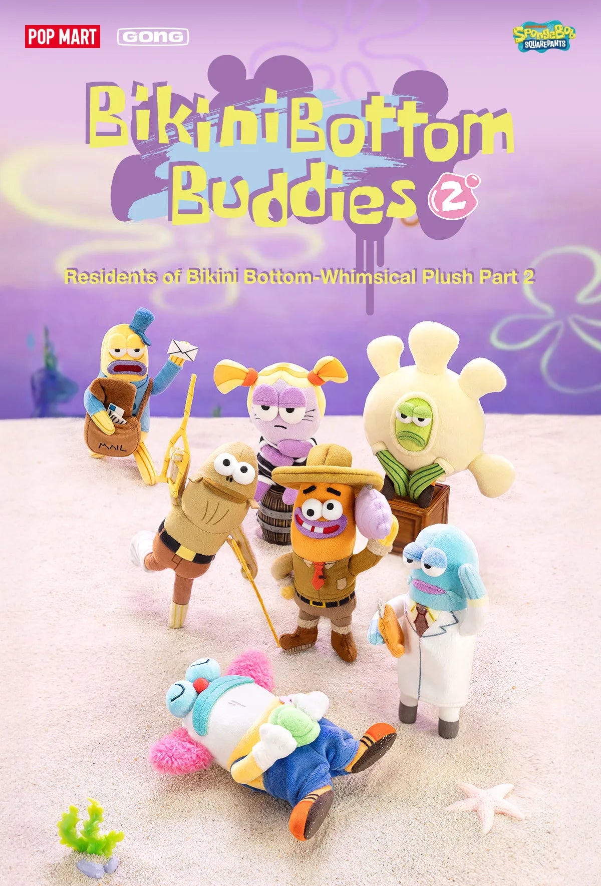 Residents of Bikini Bottom-Whimsical Plush 2