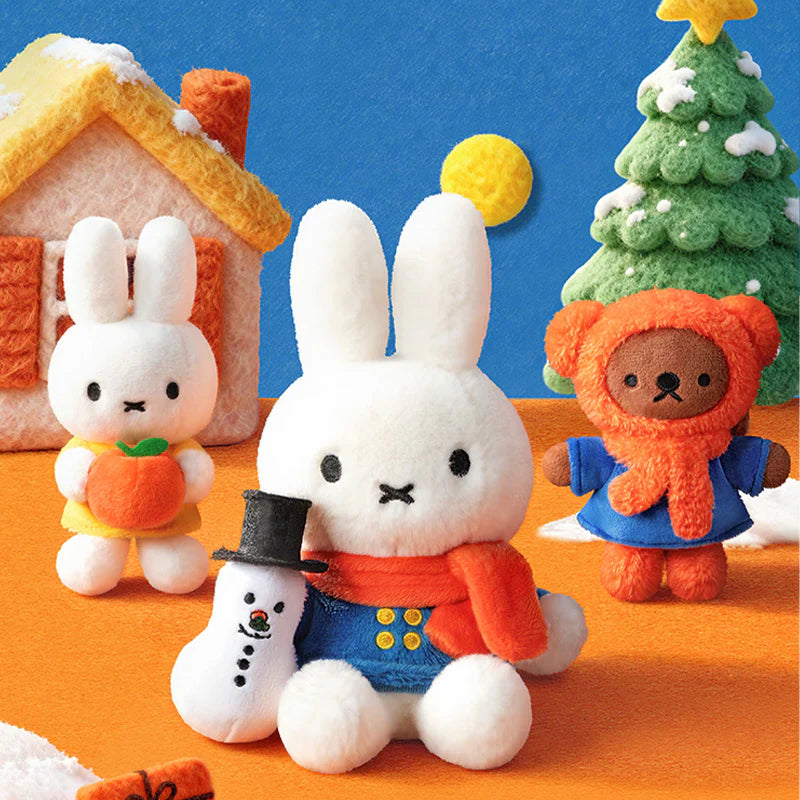Miffy Winter Series Plush Keychain Blindbox