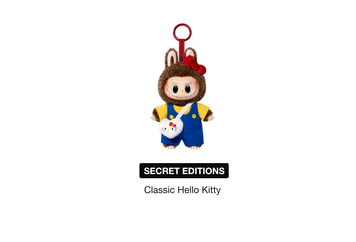 THE MONSTERS × Hello Kitty and Friends Series-Vinyl Plush Pendant Blind Box