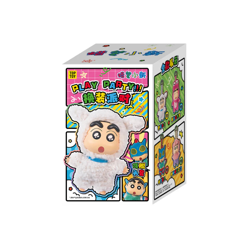 Shin-Chan Dress Up Party Series Vinyl Plush Keychains Blind Box